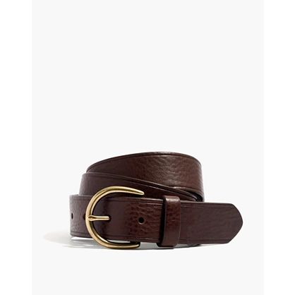 Medium Perfect Leather Belt | Madewell