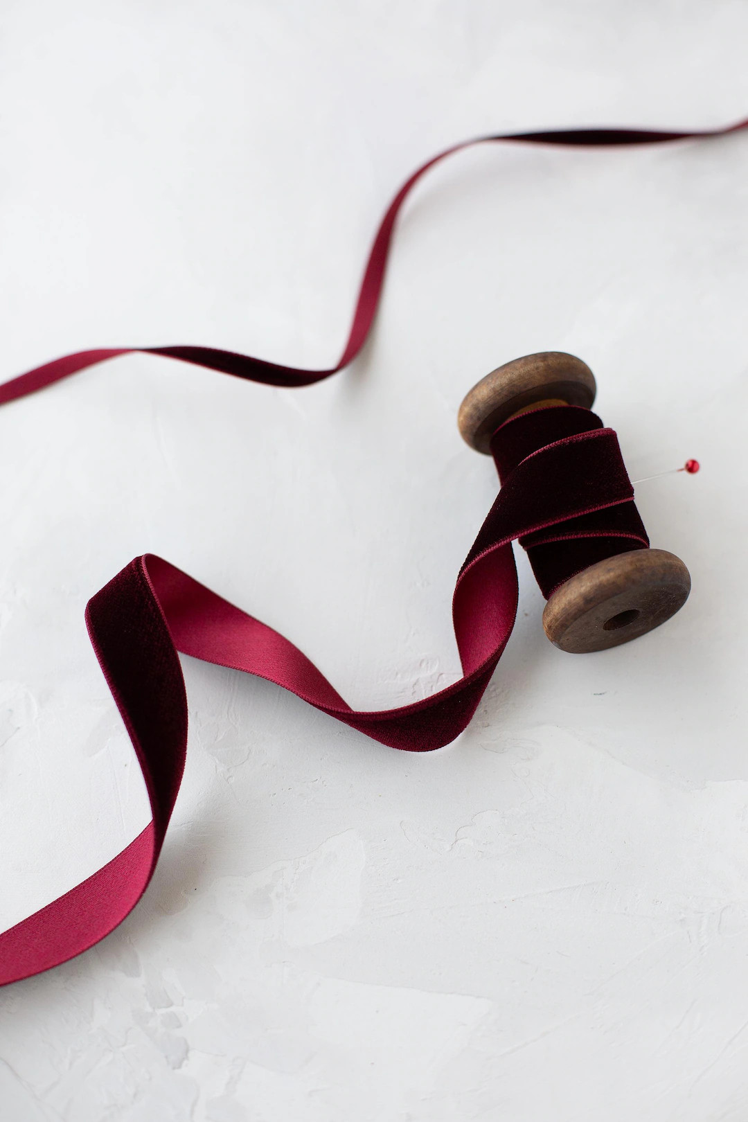 Burgundy Red Rayon Velvet Satin Ribbon: Japanese • 1/4" • 3/8" • 1/2" • 3/4" • 1" • 1... | Etsy (US)