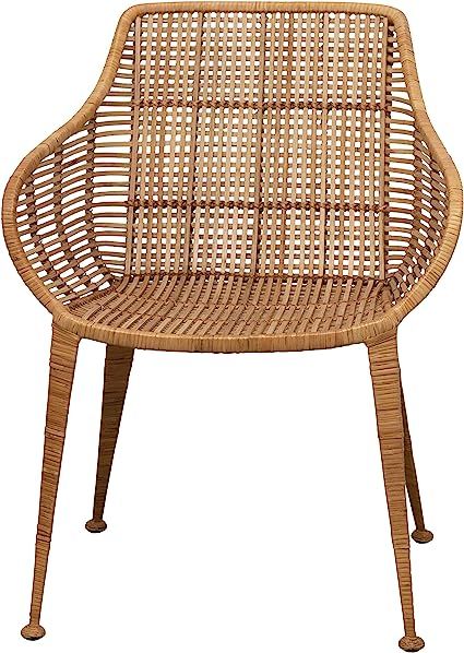 Bloomingville Rattan Arm Chair, Nature | Amazon (US)