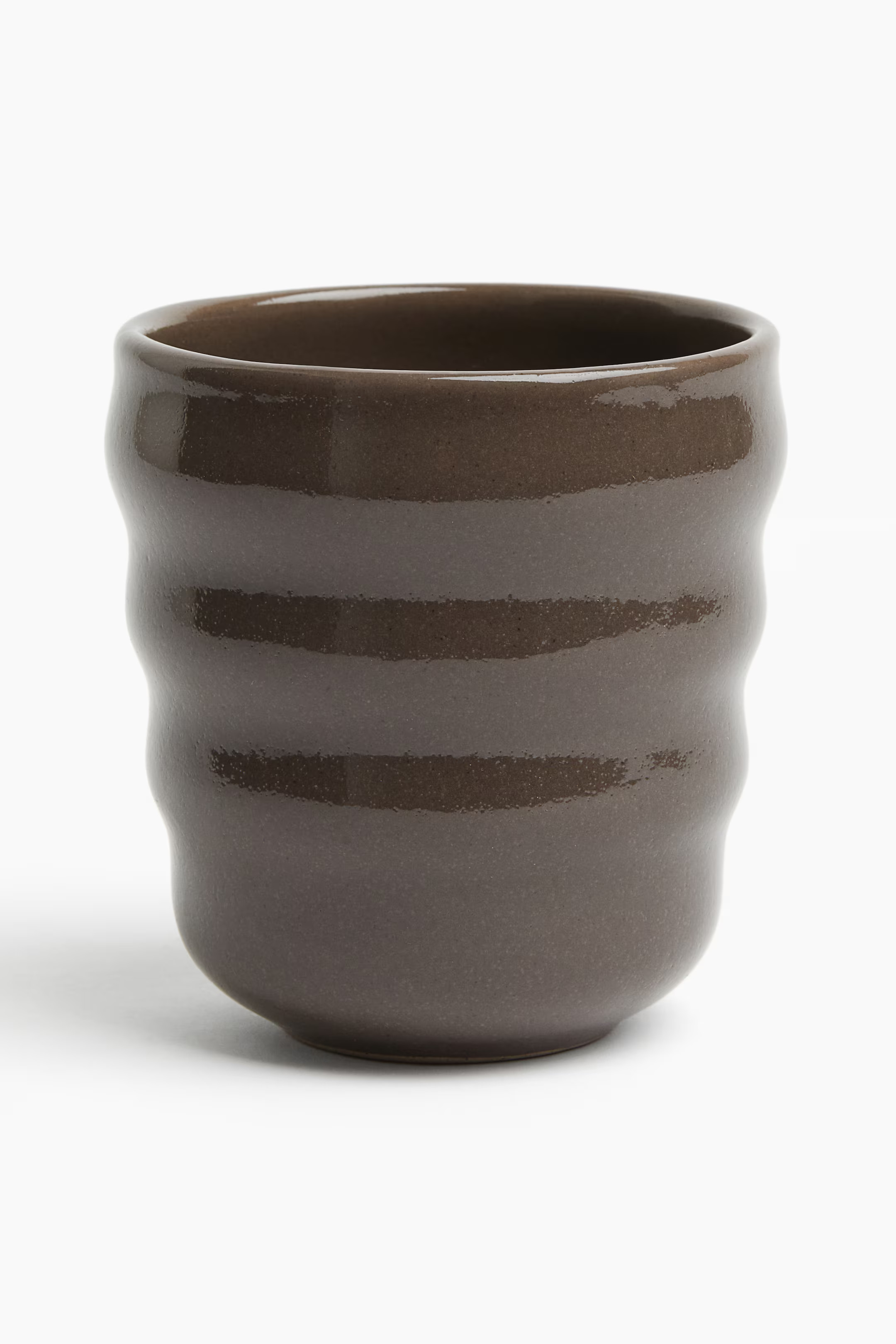 Fluted stoneware mug - Mole - Home All | H&M GB | H&M (UK, MY, IN, SG, PH, TW, HK)