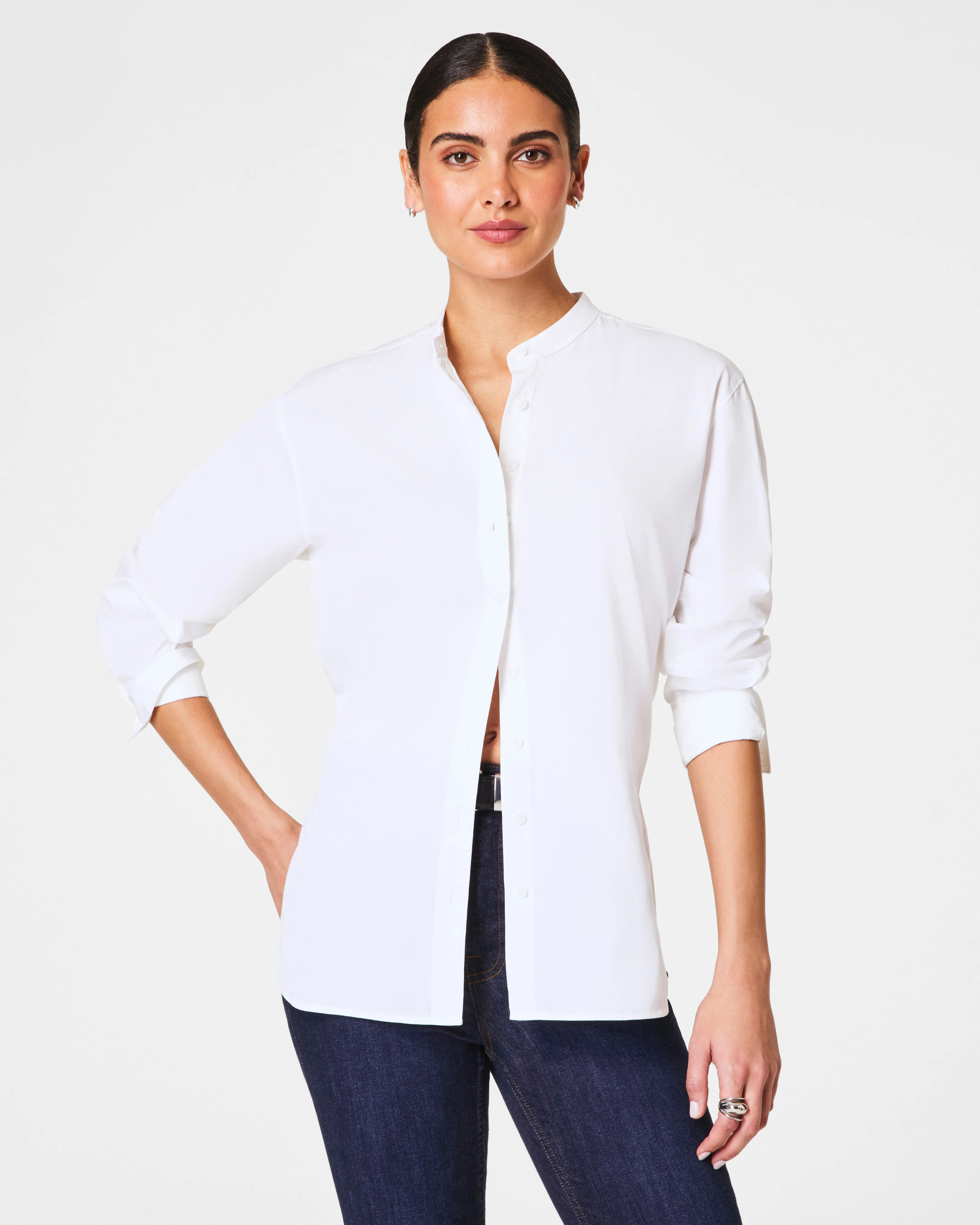 SPANX® Poplin Button-Up Tunic | Spanx