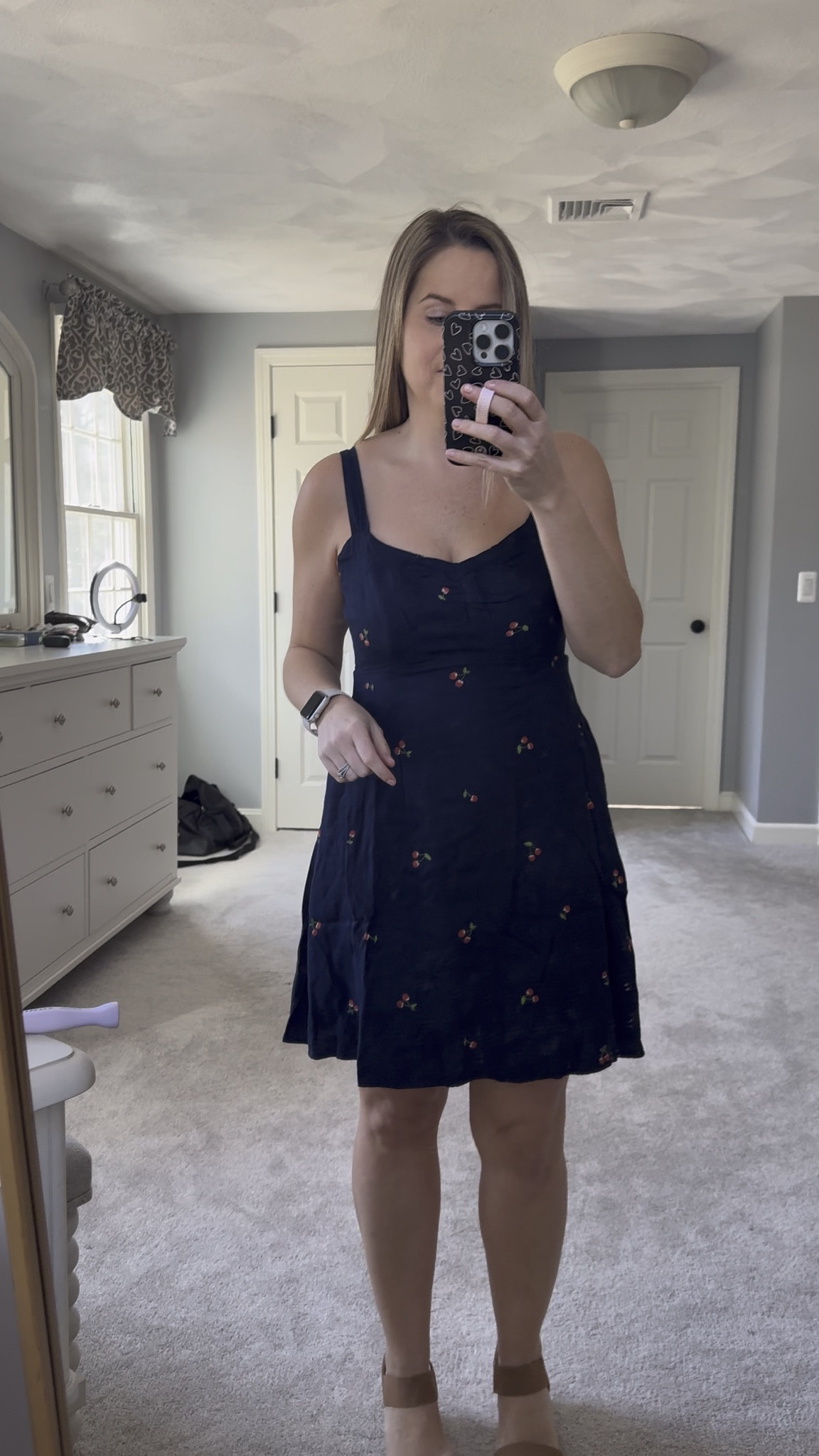 Spring trends, trending pattern cherries, cherry print dress, old navy dress, everyday dress, mom friendly dress, spring dress, sun dress, spring break dress, affordable dress, 
#LTKWatchNow #LTKSeasonal #LTKSaleAlert