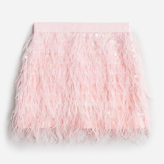 Collection feather mini skirt | J. Crew US