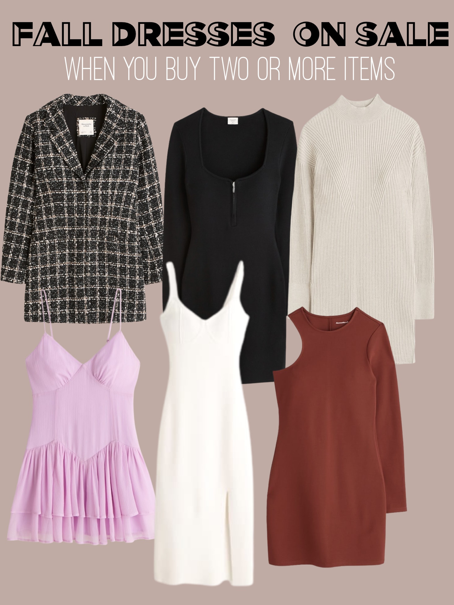 Fall dresses when you buy two or more size xsp 

#LTKunder100 #LTKsalealert #LTKunder50