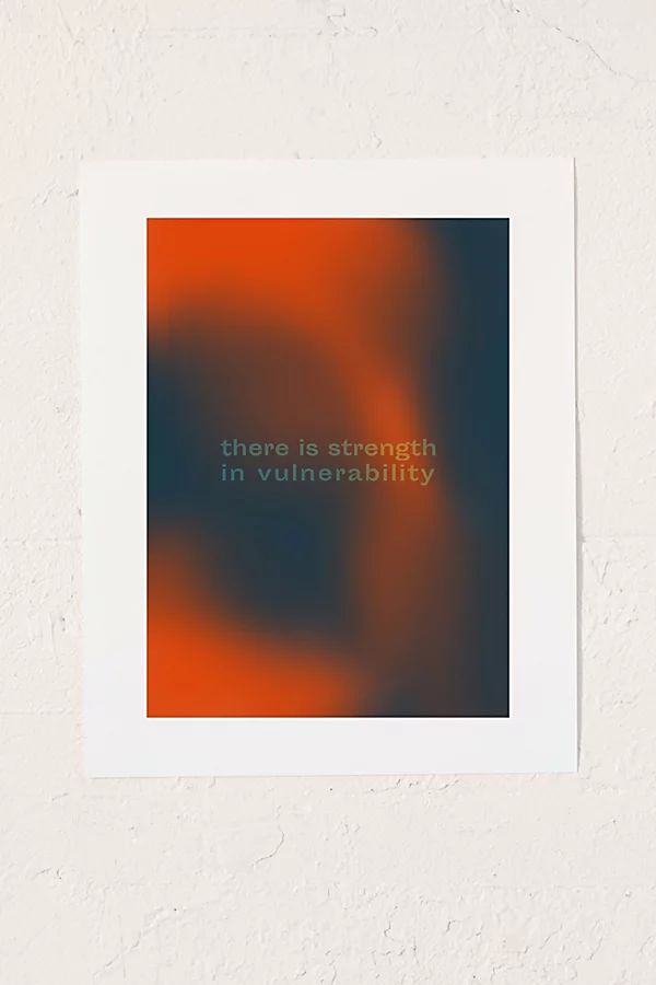 Elise Miguel Strength In Vulnerability Art Print | Urban Outfitters (US and RoW)