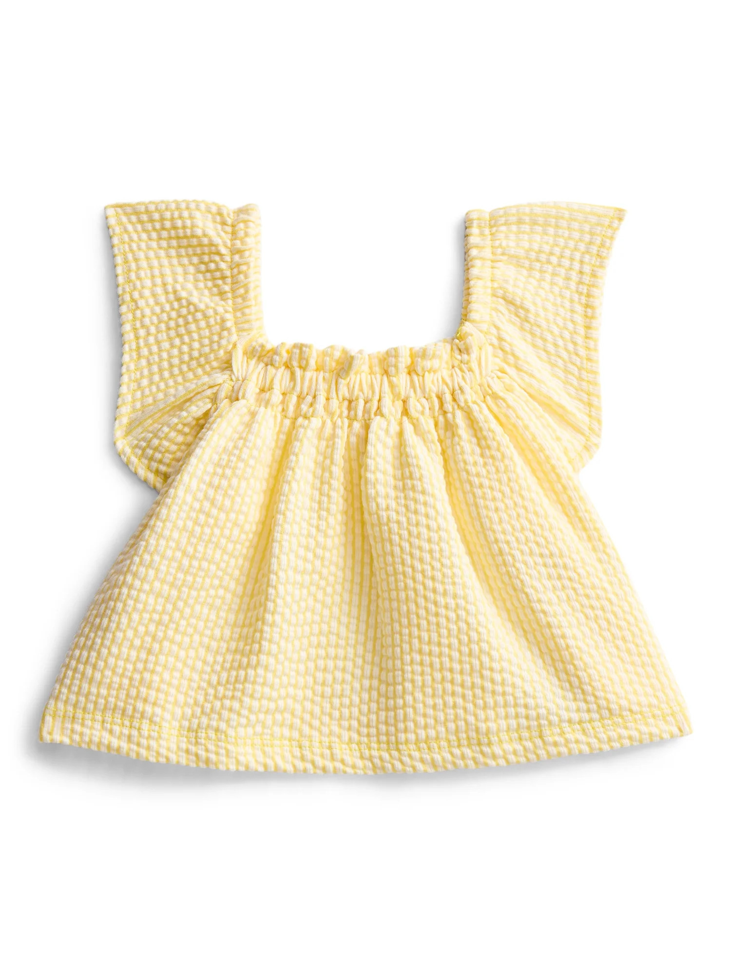 Wonder Nation Baby Girls Flutter Tank Top, Sizes 0-24 Months | Walmart (US)