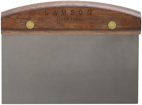 Lamson Kitchen Utensils - 3" x 6" Bench Scraper, High-Carbon Stainless Steel Dough Scraper, Ergon... | Amazon (US)