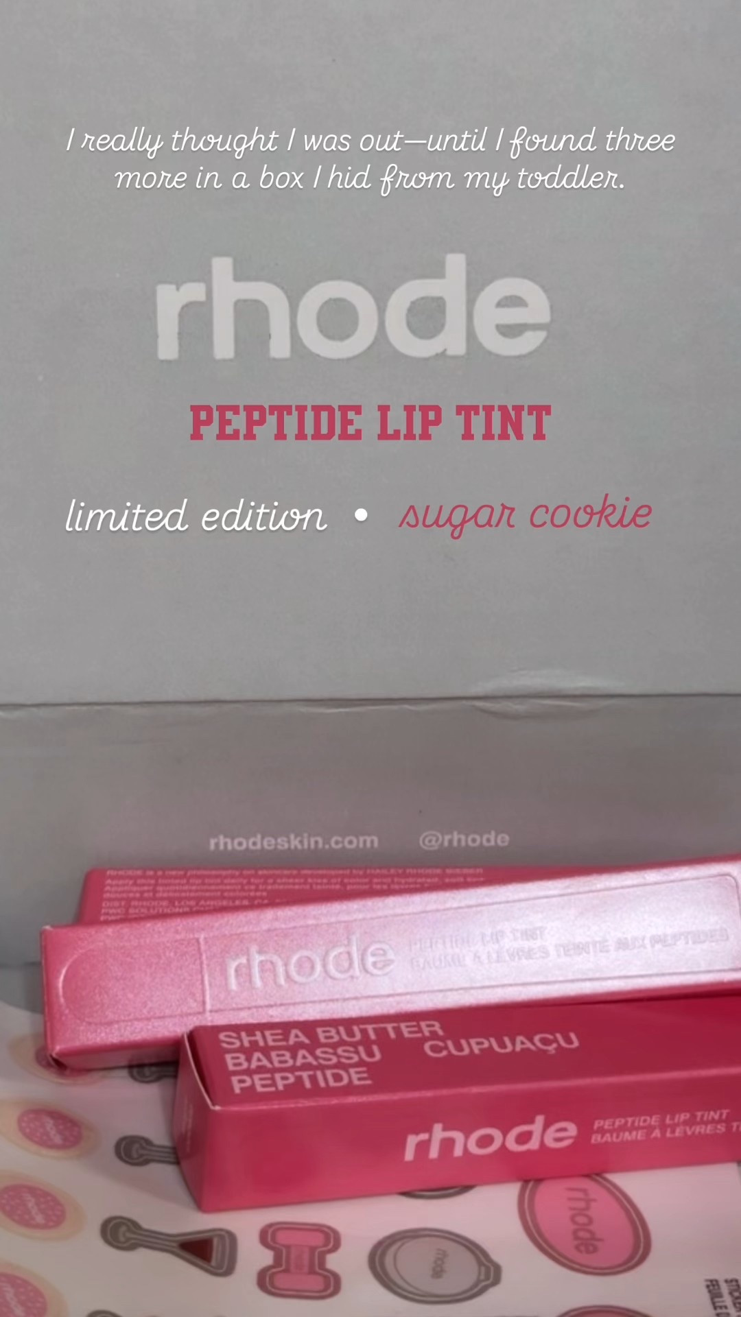 I was sure I’d finished my last Rhode Sugar Cookie Lip Tint… until I found a hidden stash! 😍 This limited edition fave still has my heart, and I’m hoping Rhode brings it back soon.

In the meantime, I’m sharing my everyday Rhode essentials — the ones that earned a permanent spot in my skincare and makeup routine.

And coming soon: a peek at the Rhode blush that’s totally replaced multiple products in my bag. A true multitasking must-have. 💖

#RhodeSkin #LipPeptide #LTKBeauty #CleanGirlMakeup #MakeupFavorites #GlowySkin 


Tap to see my favorite Rhode essentials that keep my lips and skin looking flawless every day!

#RhodeSkin #LipPeptide #LimitedEdition #SkincareFaves #MakeupRoutine #BeautyEssentials #LTKBeauty #RhodeObsessed 

#LTKBeauty #LTKFindsUnder50 #LTKSummerEdit