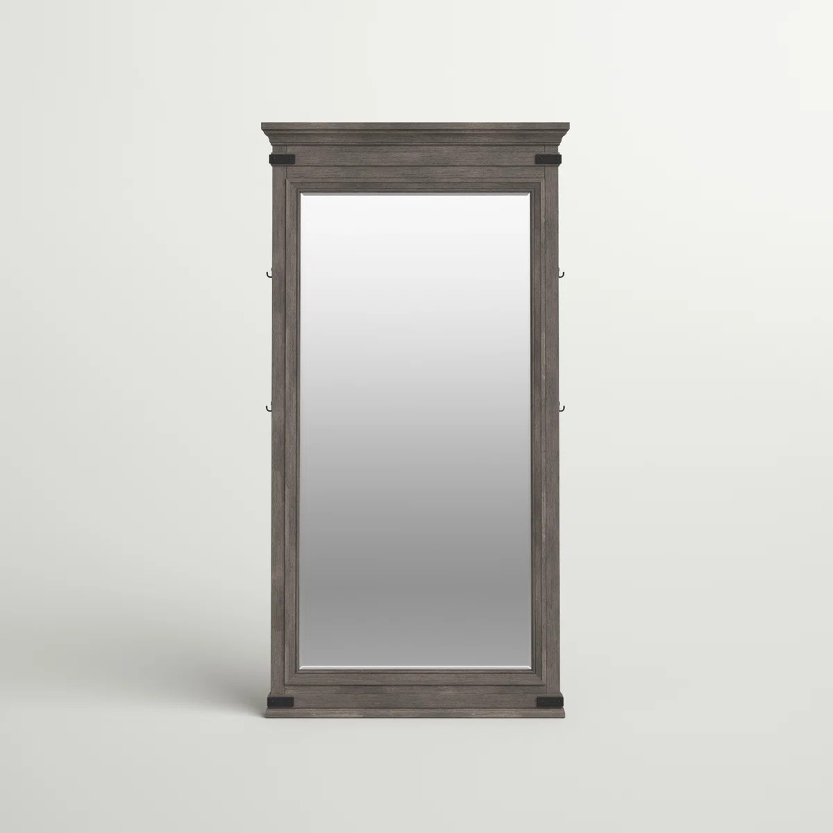 Three Posts™ Lacroix Forge 37" Wide Floor Mirror, Brushed Steel & Reviews | Wayfair | Wayfair North America
