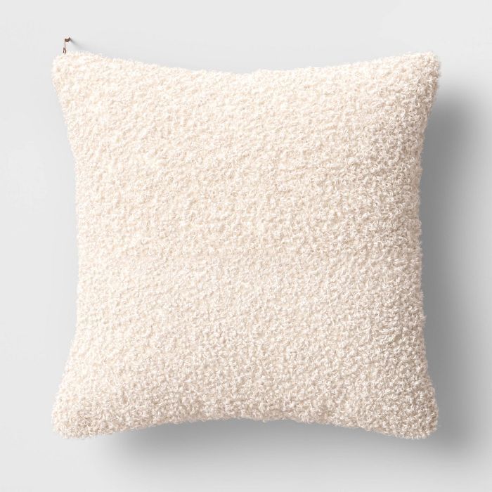 Boucle Throw Pillow with Exposed Zipper - Threshold™ designed with Studio McGee | Target