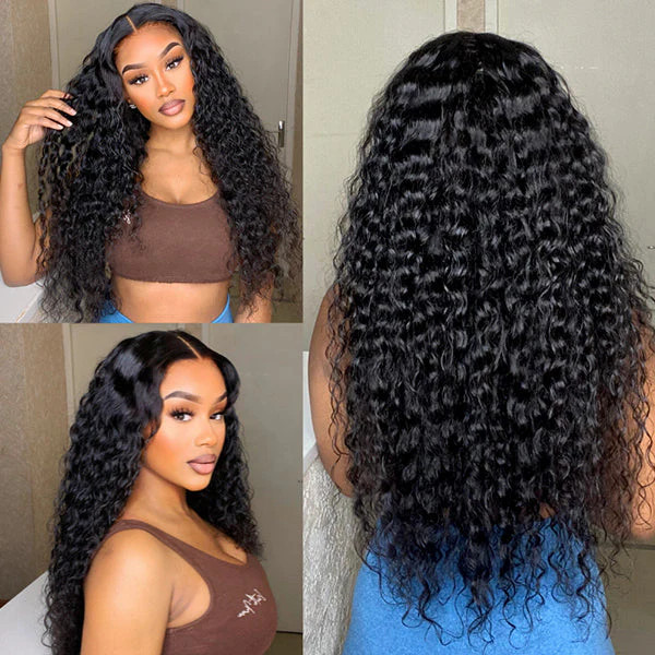 VIP Price | Luvme Hair 180% Density | Water Wave 13x4 Frontal HD Lace Glueless Free Part Long Curly Wig | Luvmehair