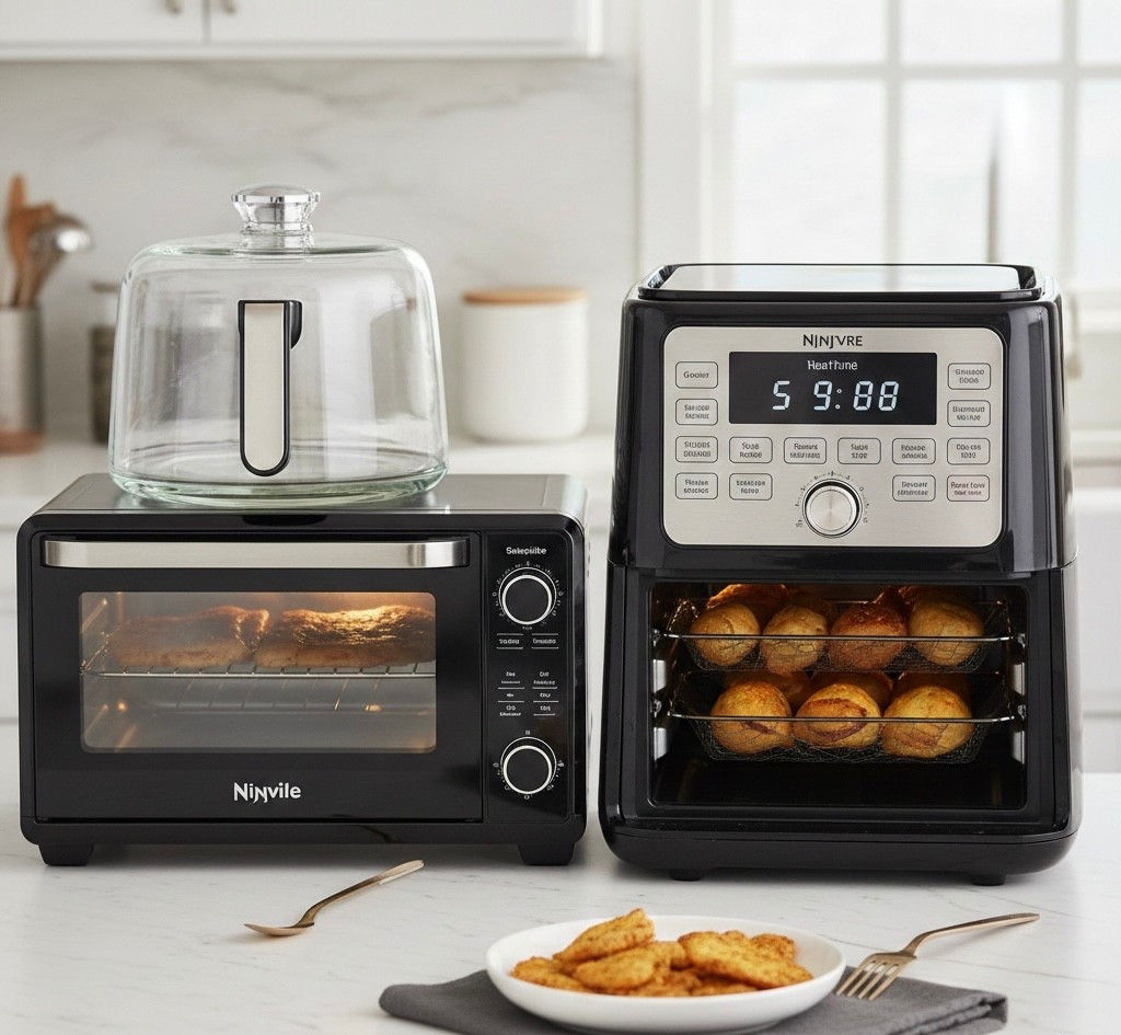 Best Non-Toxic & PFAS-Free Air Fryers for 2026

Looking for the best non-toxic air fryer to kick off your healthy habits this year? 🌿 If you’re trying to avoid "forever chemicals" like PFAS, PTFE, and PFOA, I’ve rounded up the top-rated clean cooking options that are actually worth the investment!
Standard non-stick coatings can release toxins at high heat, but these alternatives keep your meals safe and crispy. From glass air fryers to ceramic-coated baskets and stainless steel toaster ovens, there is a non-toxic option for every kitchen size and budget. 🍟✨  
Shop my top picks below:
✨ Ninja Crispi: The viral glass air fryer (no coatings!)
✨ GreenPan Cyclone: Best-in-class ceramic non-stick
✨ Breville Smart Oven: The pro choice for stainless steel cooking
✨ Our Place Wonder Oven: Non-toxic ceramic & aesthetic AF  

#LTKhome #LTKhealth #NonToxicLiving #CleanEating #PFASFree #NonToxicKitchen #AirFryerRecipes #HealthyHome #KitchenSwaps #NinjaCrispi #GreenPan #AmazonHome #HomeEssentials2026

#LTKfoodie #LTKHome #LTKFindsUnder100