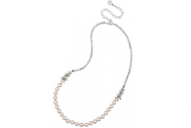 Jasmine Flower Freshwater Pearl Necklace | Mignon Faget