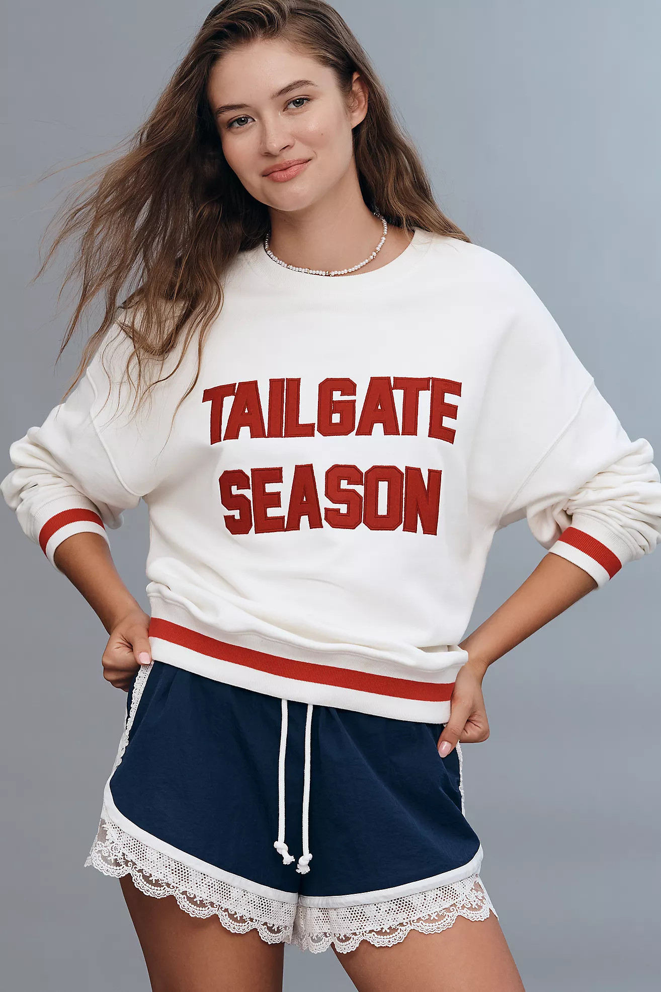 White With Red Letters | Anthropologie (US)