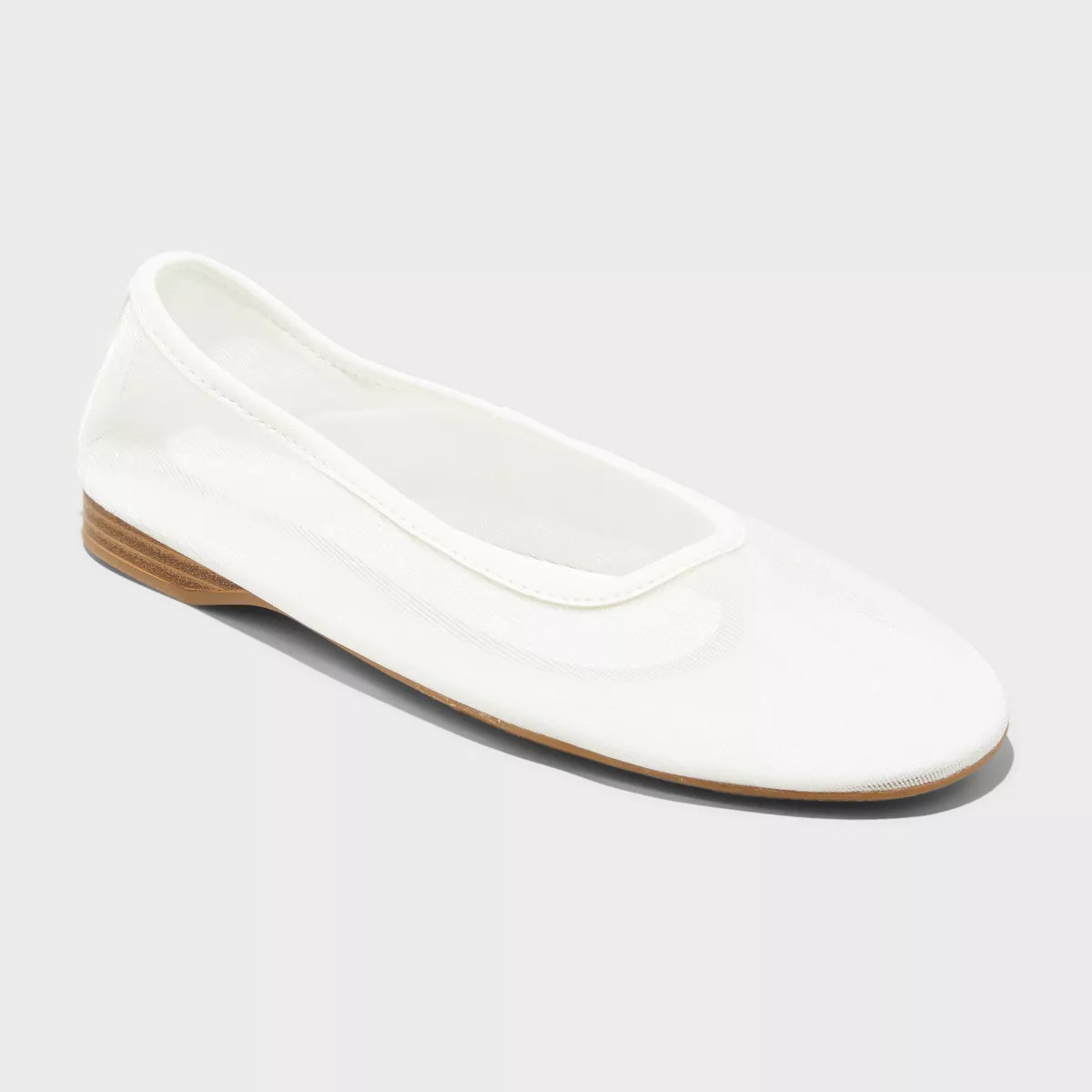 Women's Mel Sheer Mesh Ballet Flats with Memory Foam Insole - A New Day™ | Target