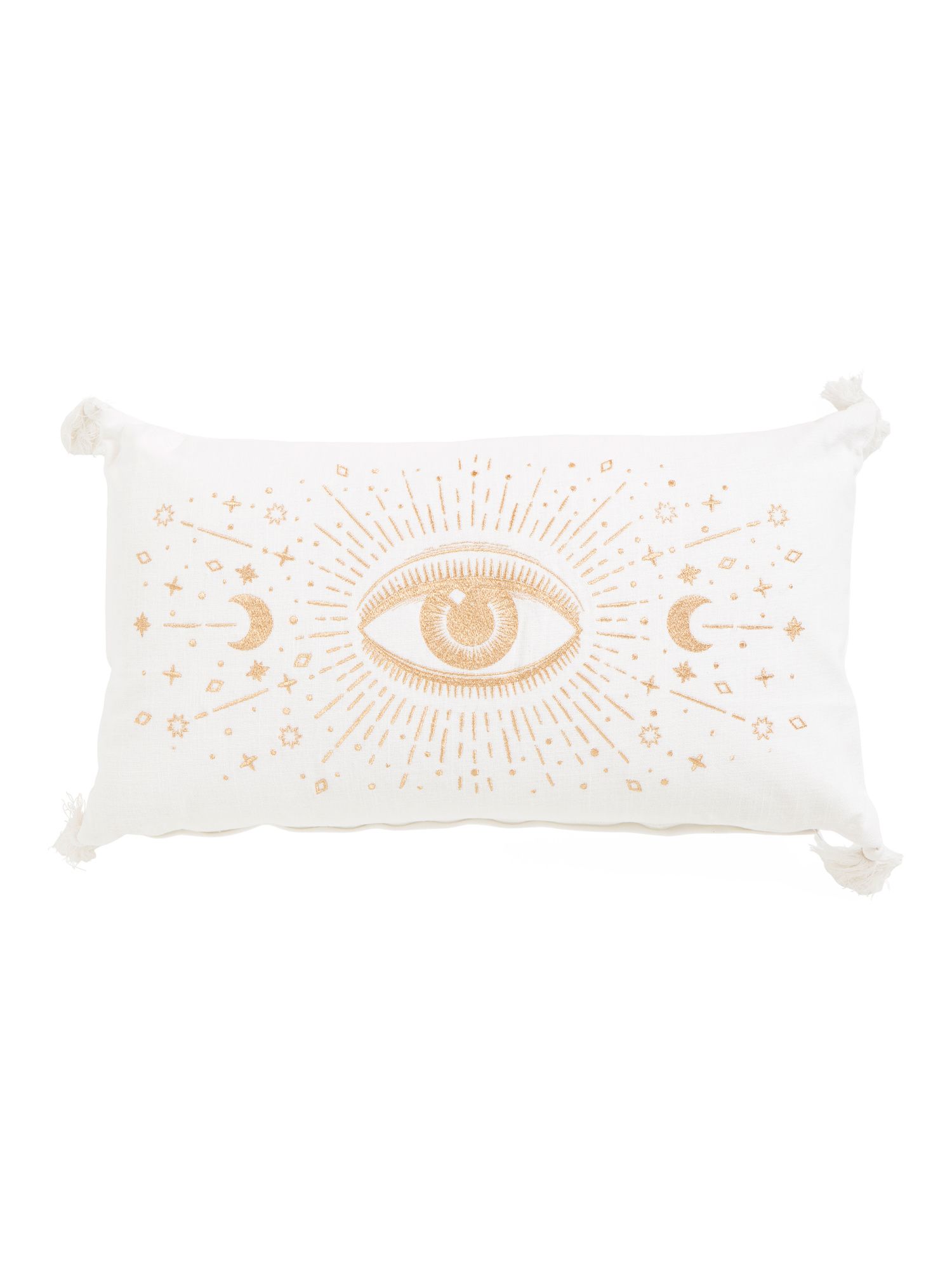 14x24 Embroidered Spooky Eye Pillow | TJ Maxx