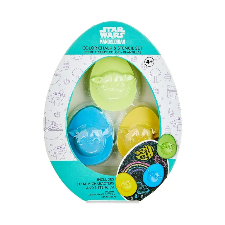 Star Wars Grogu Easter 6 Piece Chalk and Stencil  Set - Walmart.com | Walmart (US)