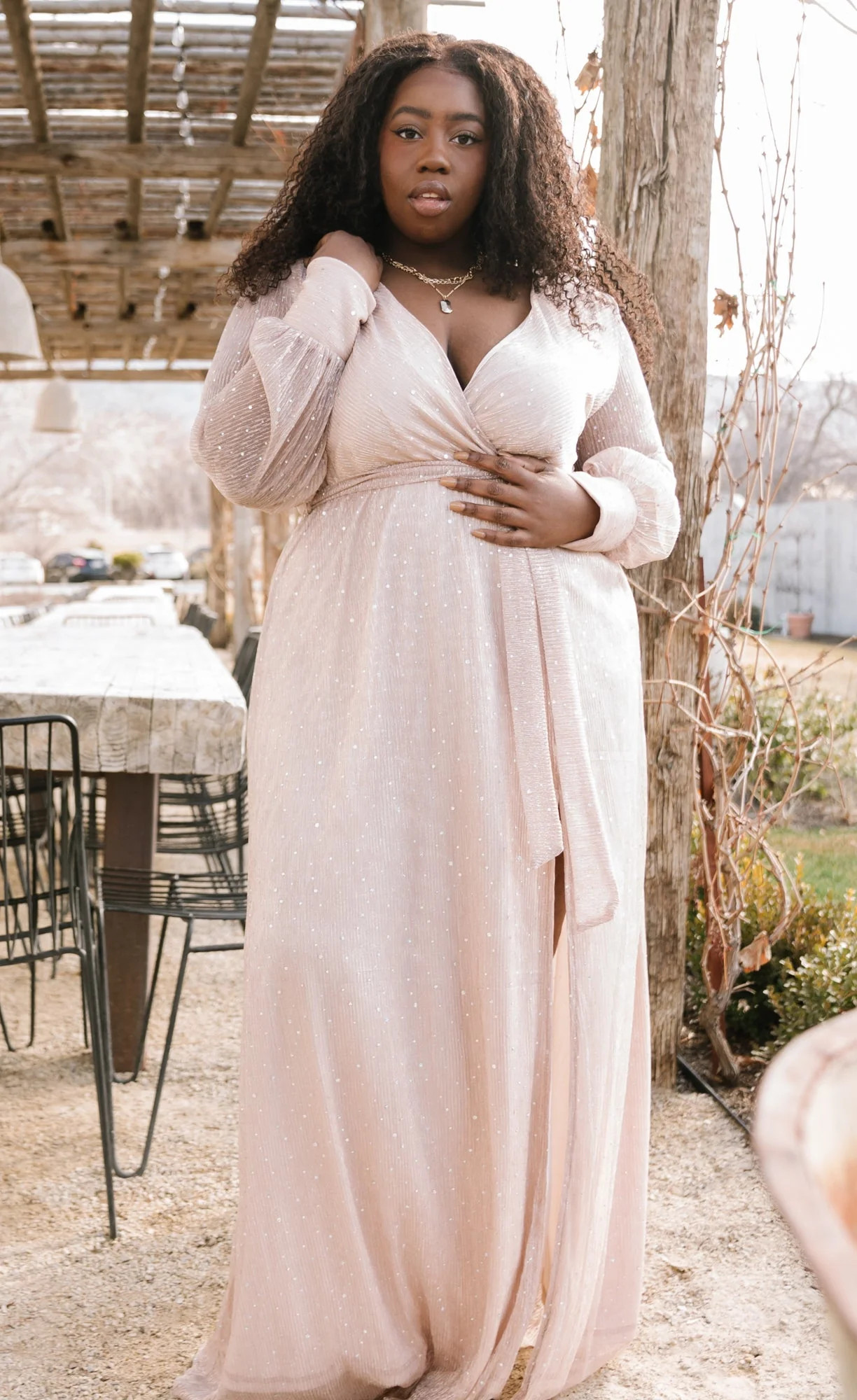 Abigail Sparkle Gown | Champagne | Baltic Born