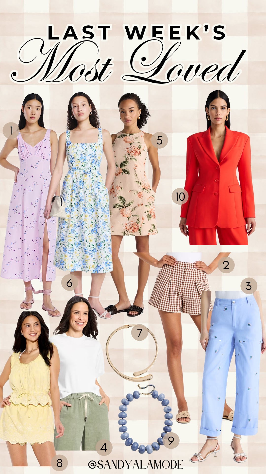 Weekly most loved. Weekly best sellers. Walmart fashion. Target fashion. Walmart summer dress. Target basic tee. Statement necklace.

#LTKSeasonal #LTKootd #LTKSaleAlert