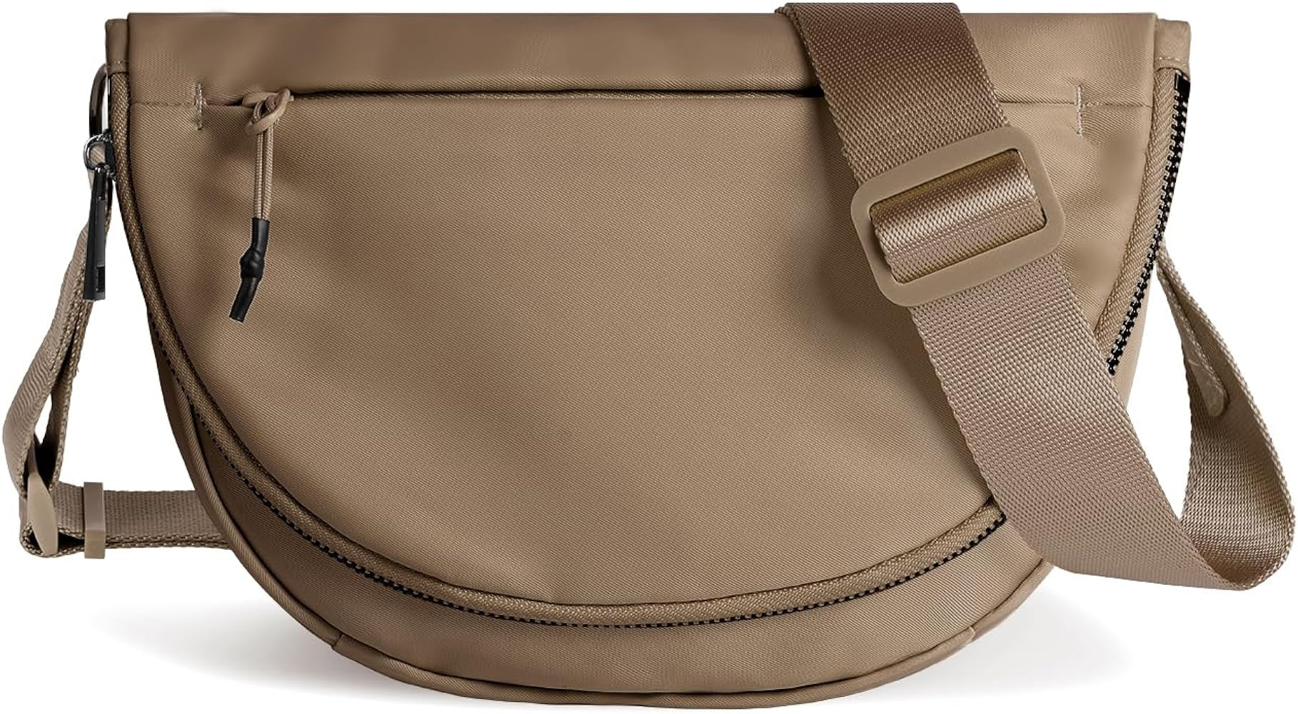 Crescent Bag for Women and Men, Fashion Medium Nylon Folding Crescent Moon Bag Single Shoulder Ba... | Amazon (US)