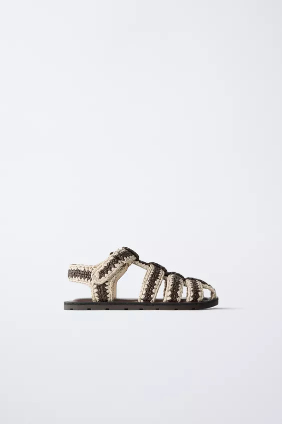 HOOK AND LOOP FASTENING FISHERMAN SANDALS | Zara US