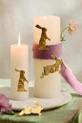 Easter Bunny Candle Pins, Set of 4 | Anthropologie (US)