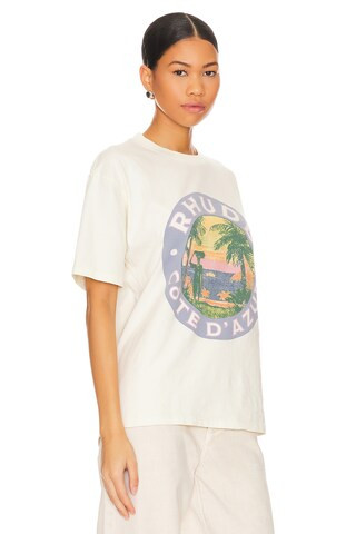 Rhude Lago Tee in Vintage White from Revolve.com | Revolve Clothing (Global)