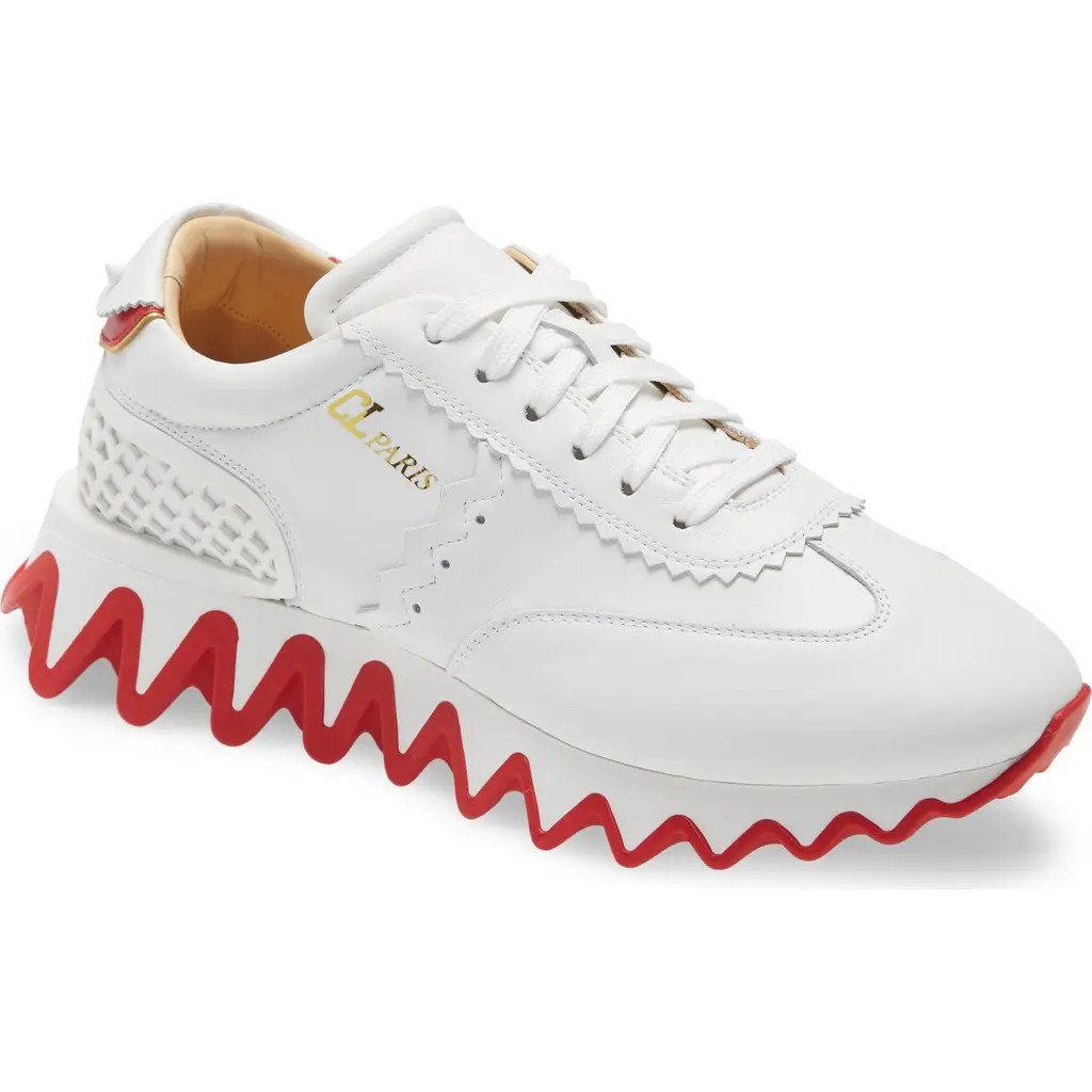 Christian Louboutin Loubishark Sneaker in White at Nordstrom, Size 8Us | Nordstrom