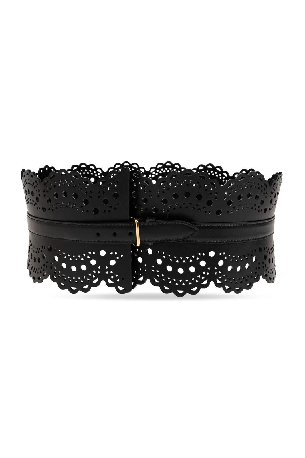 Ala\u00efa Laser-Cut Waist Belt | Cettire Global