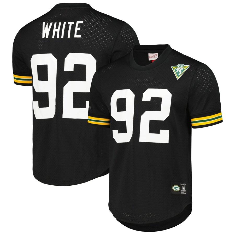 Reggie White Green Bay Packers Mitchell & Ness  - Black | Fanatics