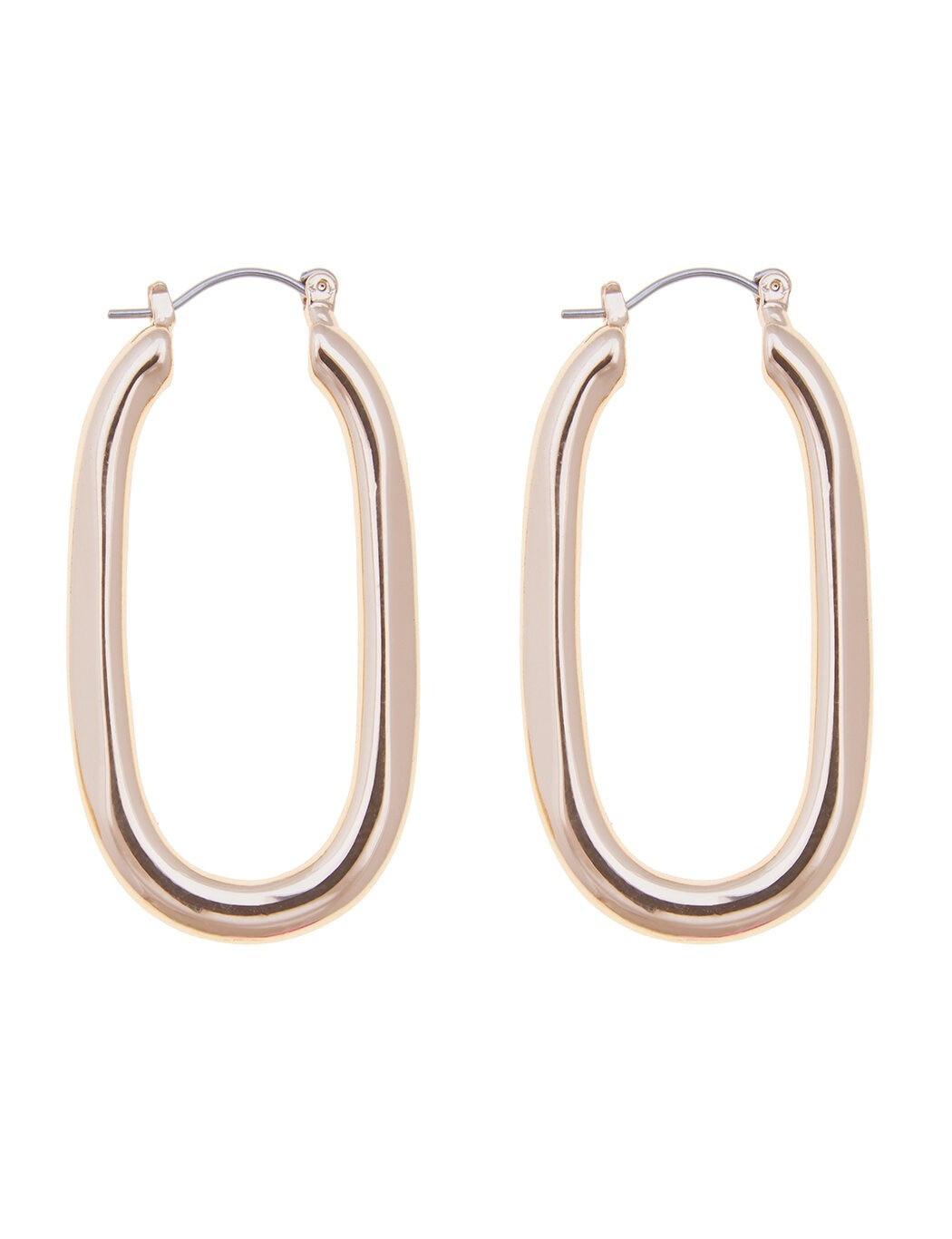 Oval Tube Hoop Earrings | Eloquii