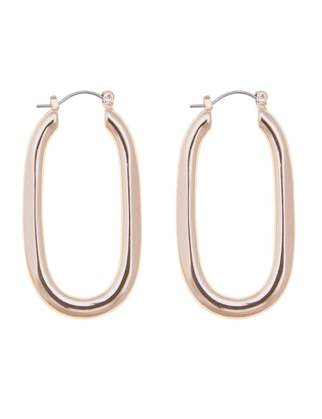 Oval Tube Hoop Earrings | Eloquii