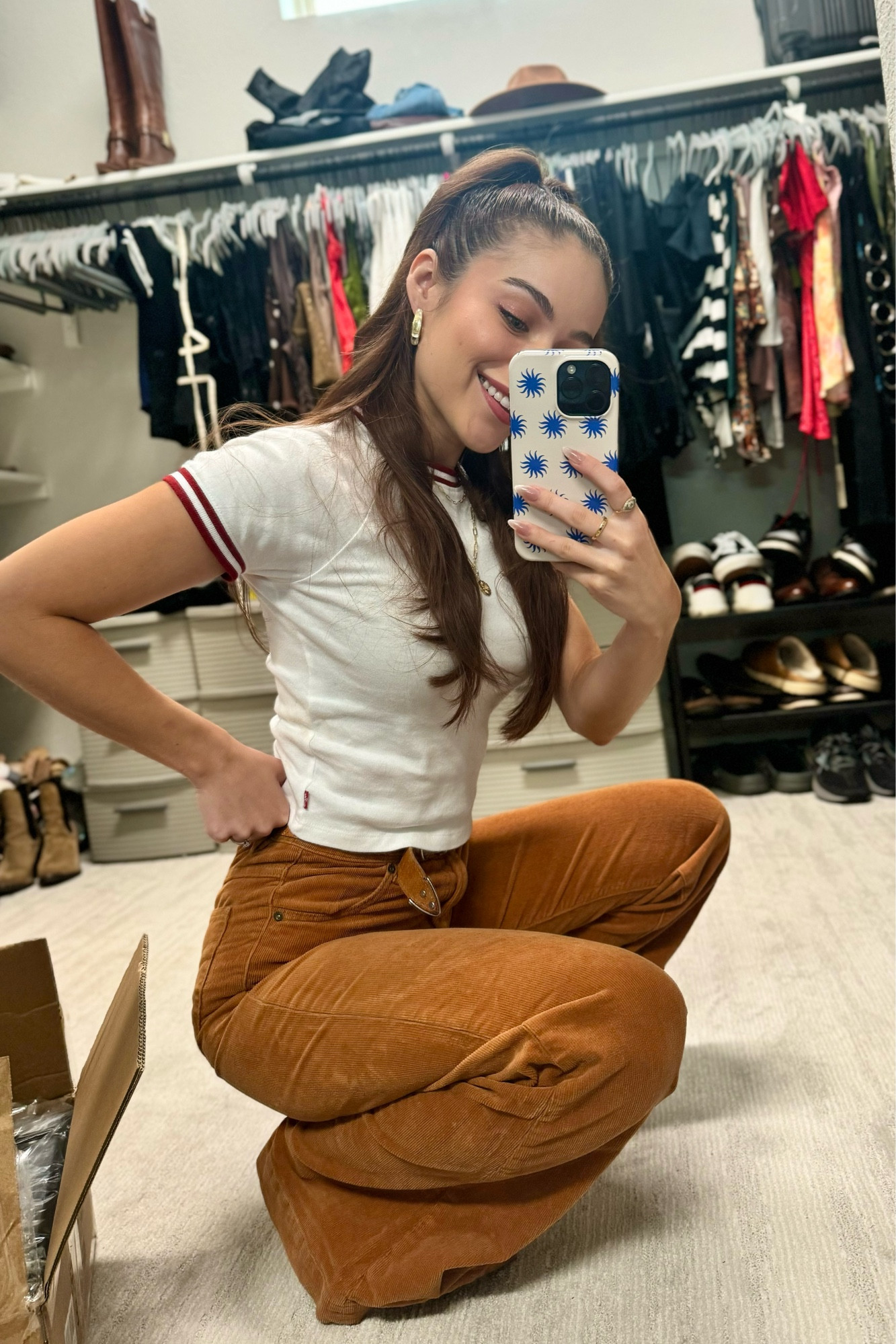 My casual fall outfit. My t shirt is from target and corduroy jeans are rollas but linked another option

#LTKFindsUnder100 #LTKSeasonal #LTKStyleTip