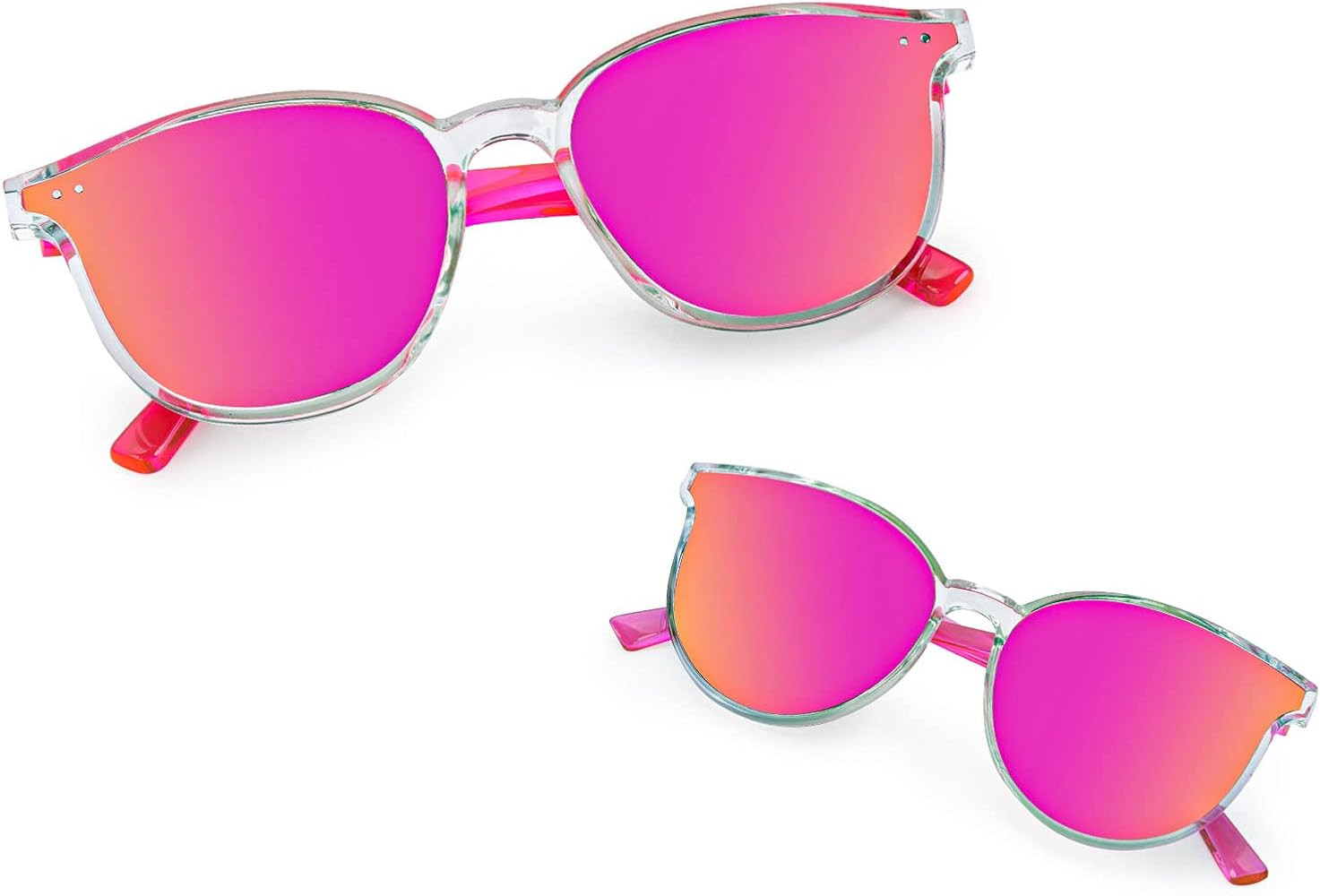 Aofalbe Kids Sunglasses, Mom & Daughter Mommy & Me Matching Sunglasses for Kids Children Mirrored... | Amazon (US)