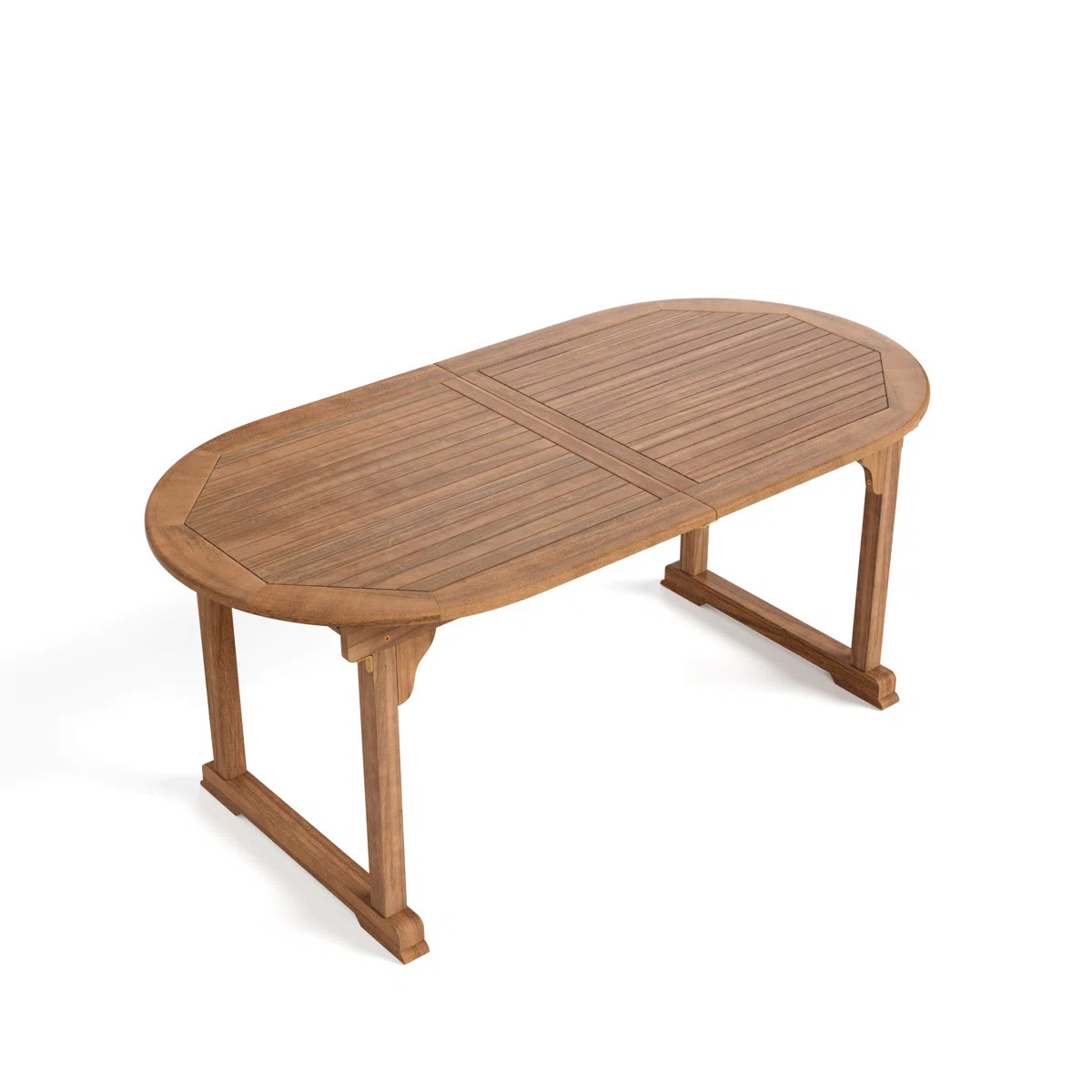 Extendable Oval Acacia Outdoor Dining Table | Wayfair North America