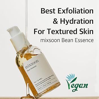 mixsoon Bean Essence, Vegansnail, Exfoliating Essence for face, Hydrating Korean Skin Care,Glasss... | Amazon (US)