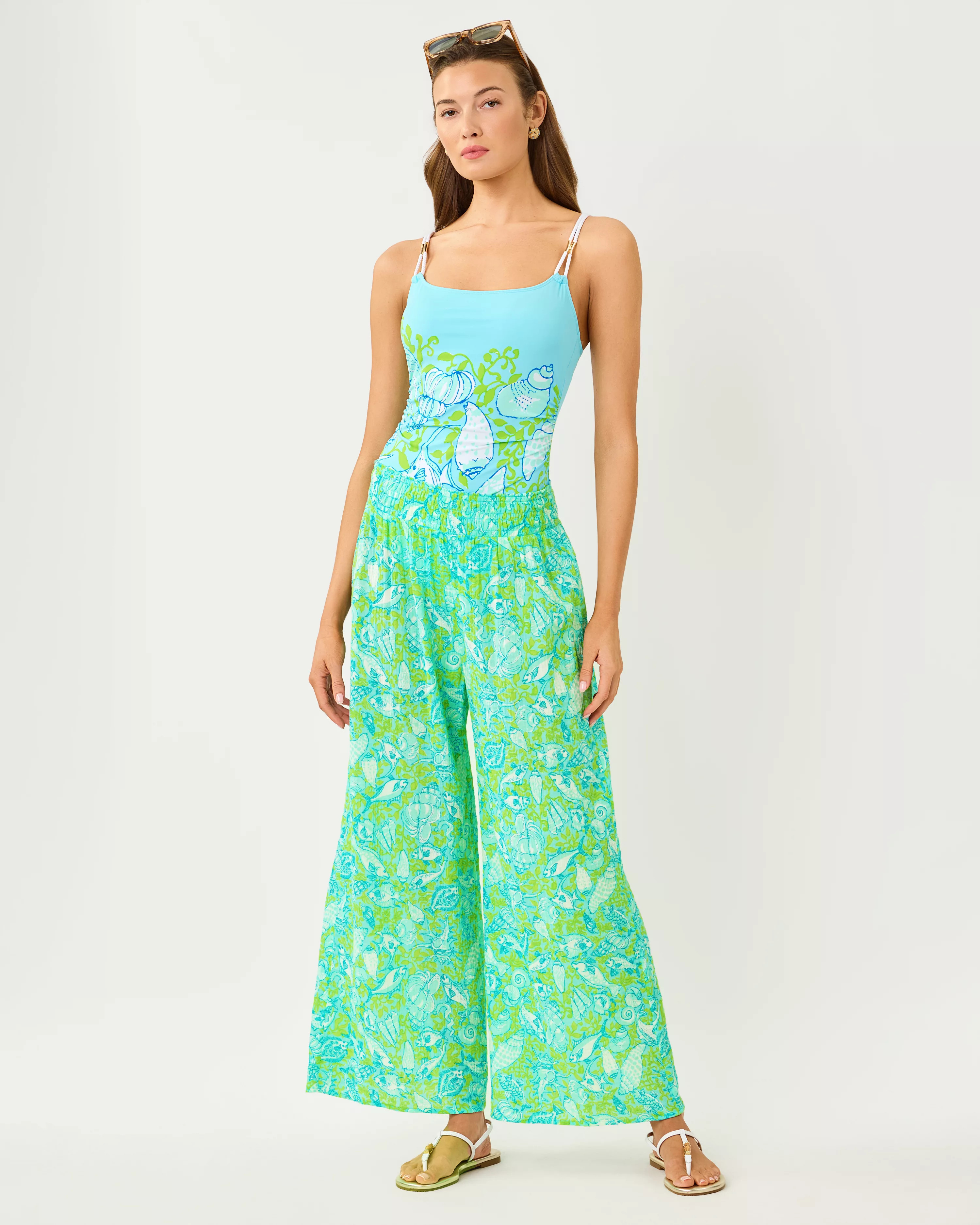 30" Enzo Cotton Cover-Up Pant | Lilly Pulitzer