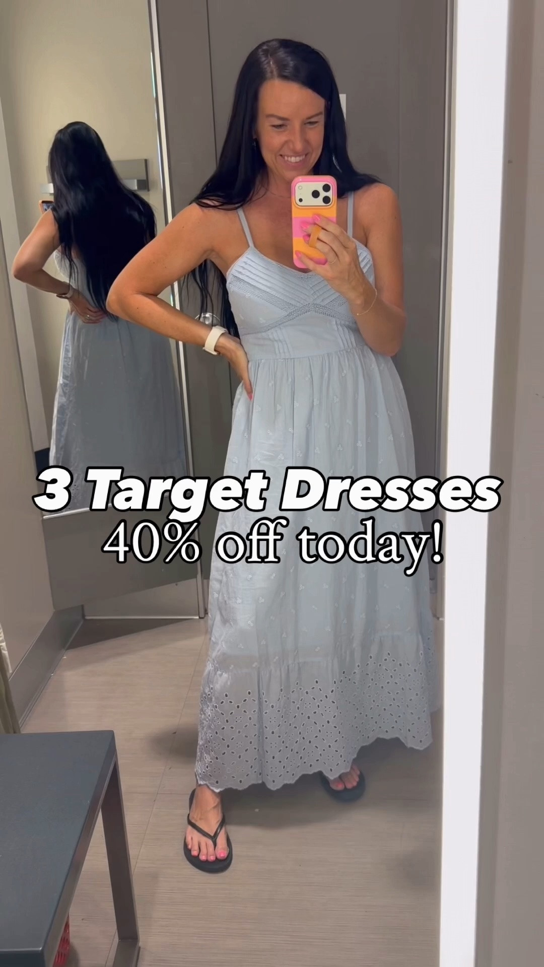 3 target dresses that I love – all 40% thru tonight!! They fit amazing!! All TTS, I’m in a S. Each style comes in more colors! 🎯 (I had to include this cute eyelet top, too, because it’s only $15! 😍 I sized down one size to an XS.)￼


#target Target circle sale, Target deal days, Target dresses, summer dresses vacation dresses

#LTKSeasonal #LTKSaleAlert #LTKTravel