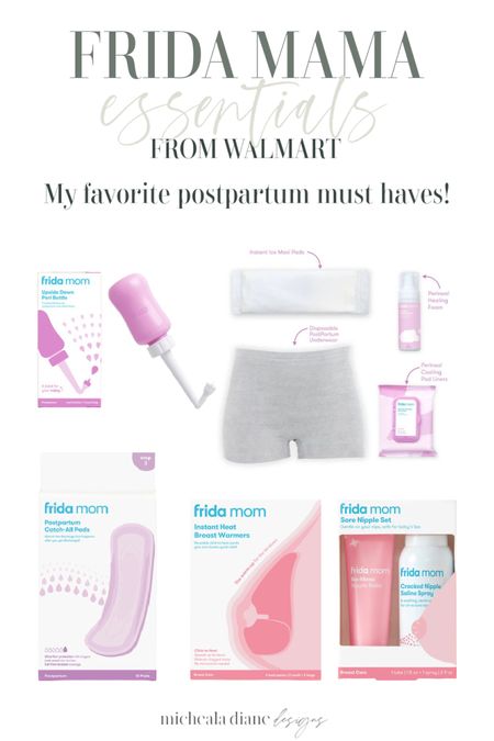 Shop my favorite postpartum care essentials as a second-time mom all on @Walmart. The best Fridamom essentials for postpartum. #walmartpartner #welcometoyourwalmart #postpartumcare #postpartumessentials #afterbabycare #mamaessentials