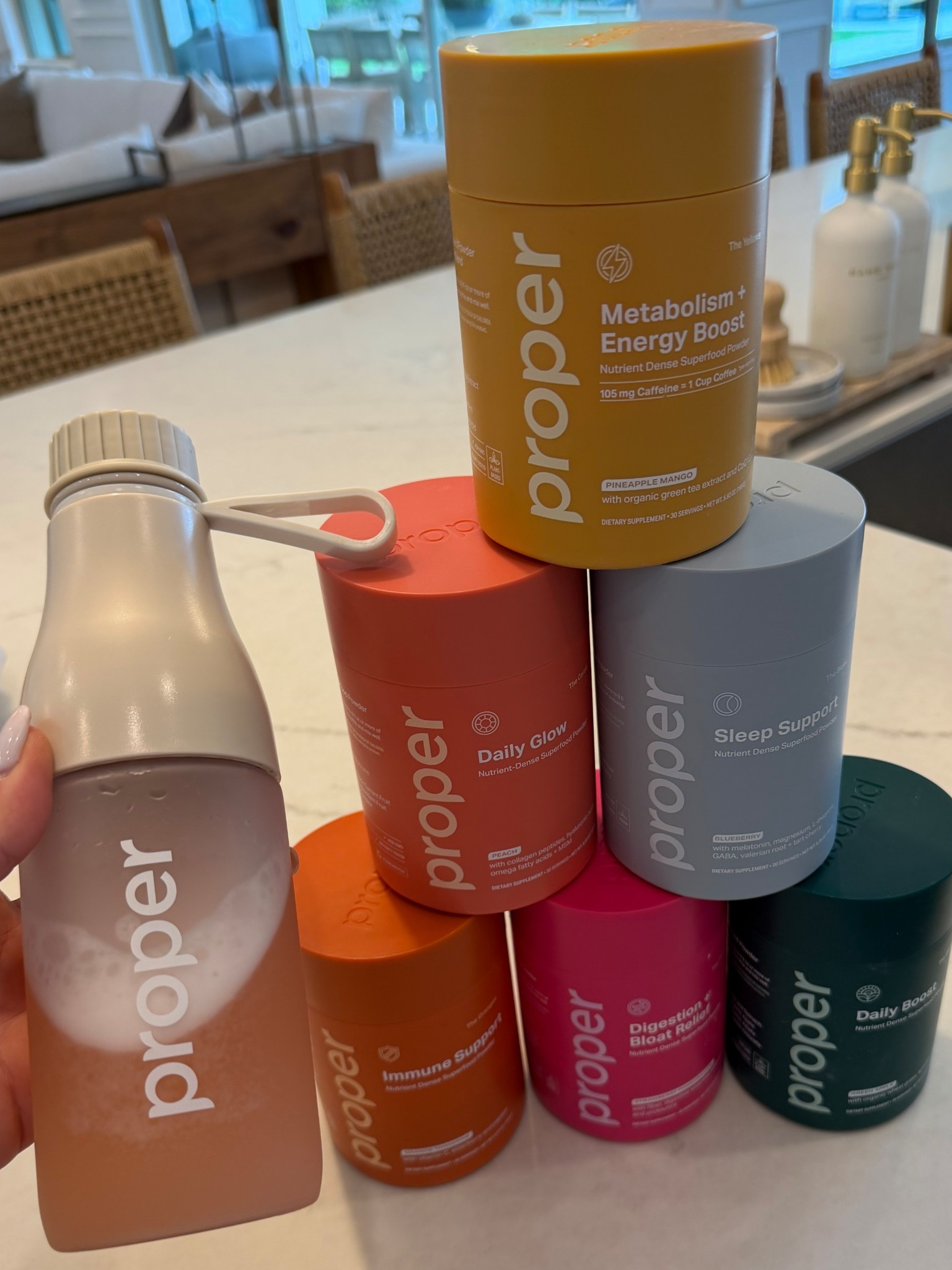 I’ve incorporated Proper into my daily routine for over a month now and genuinely love the variety. From bloat relief and daily glow to sleep support, metabolism, energy, and immune + antioxidant support, it’s been easy to stay consistent. I’ve noticed a real difference in how I feel and even in how my skin looks which is always the biggest bonus for me.

Proper supplements, Proper wellness supplements, Proper daily supplements, Proper superfood supplements, Proper antioxidant supplements, Proper immunity support supplements, Proper gut health supplements, Proper bloat relief supplements, Proper metabolism support, Proper energy supplements, Proper sleep support supplements, Proper glow supplements, Proper skin health supplements, whole food supplements, nutrient dense supplements, clean supplement brand, daily wellness routine supplements, antioxidant rich superfoods, essential vitamins and minerals, immune support supplements, gut friendly supplements, daily health supplements, women’s wellness supplements, clean ingredients supplements, easy daily supplements, wellness made simple supplements


#LTKmorningroutine #LTKdayinmylife #LTKfitnessgoals