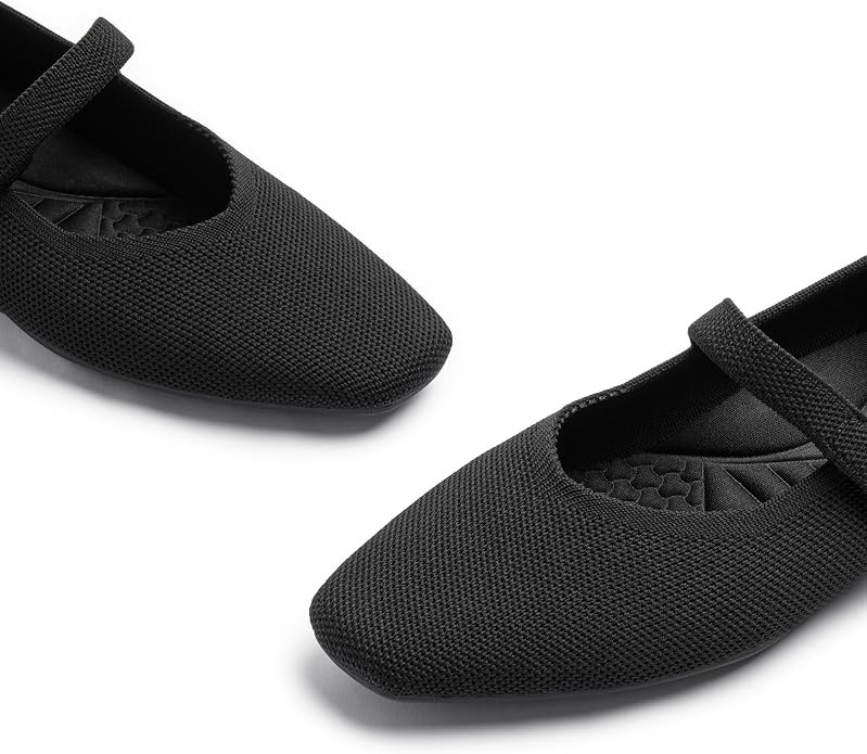 Cusolemore Mary Jane Flat Shoes for Women with Arch Support and Concealed Low Wedge Heel, Comfort... | Amazon (CA)