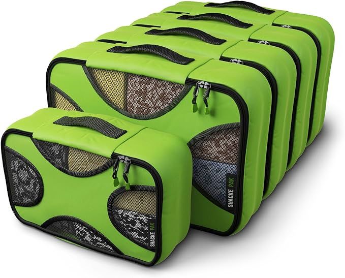 Shacke Pak - 5 Set Packing Cubes - Medium/Small – Luggage Packing Travel Organizers | Amazon (US)