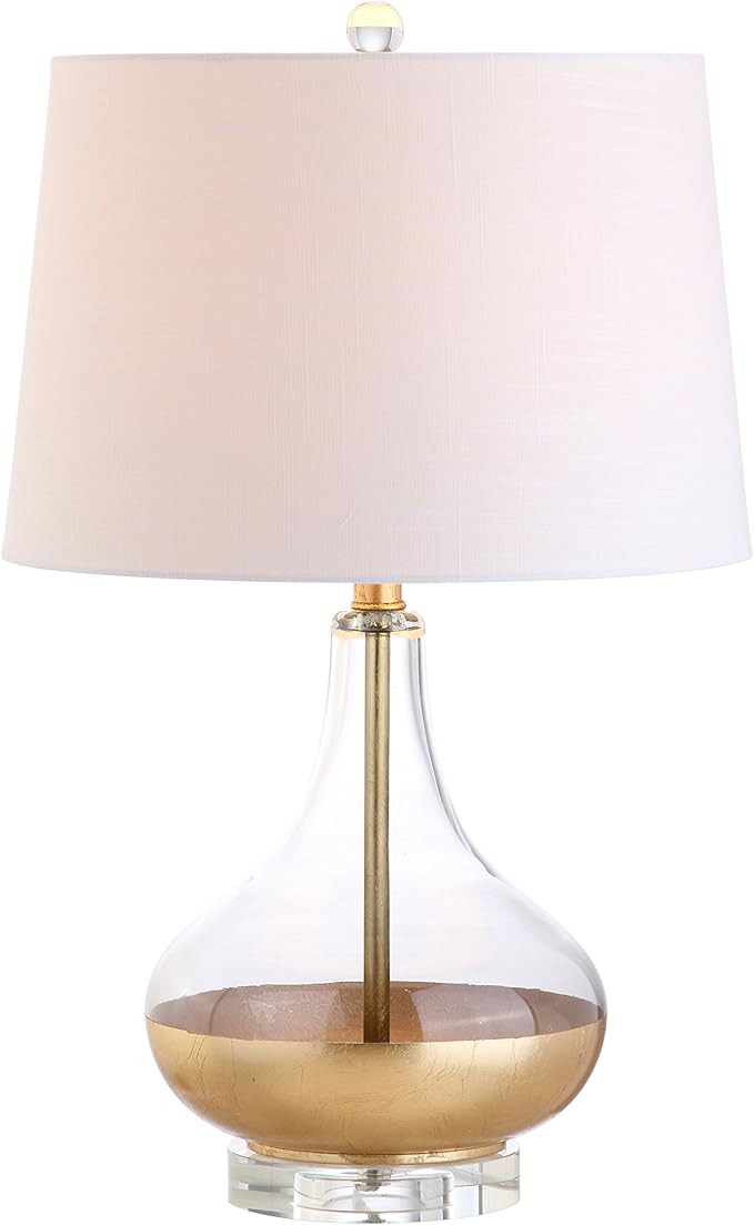 JONATHAN Y JYL5007A West 24.5" Glass LED Table Lamp Modern Contemporary Bedside Desk Nightstand L... | Amazon (US)