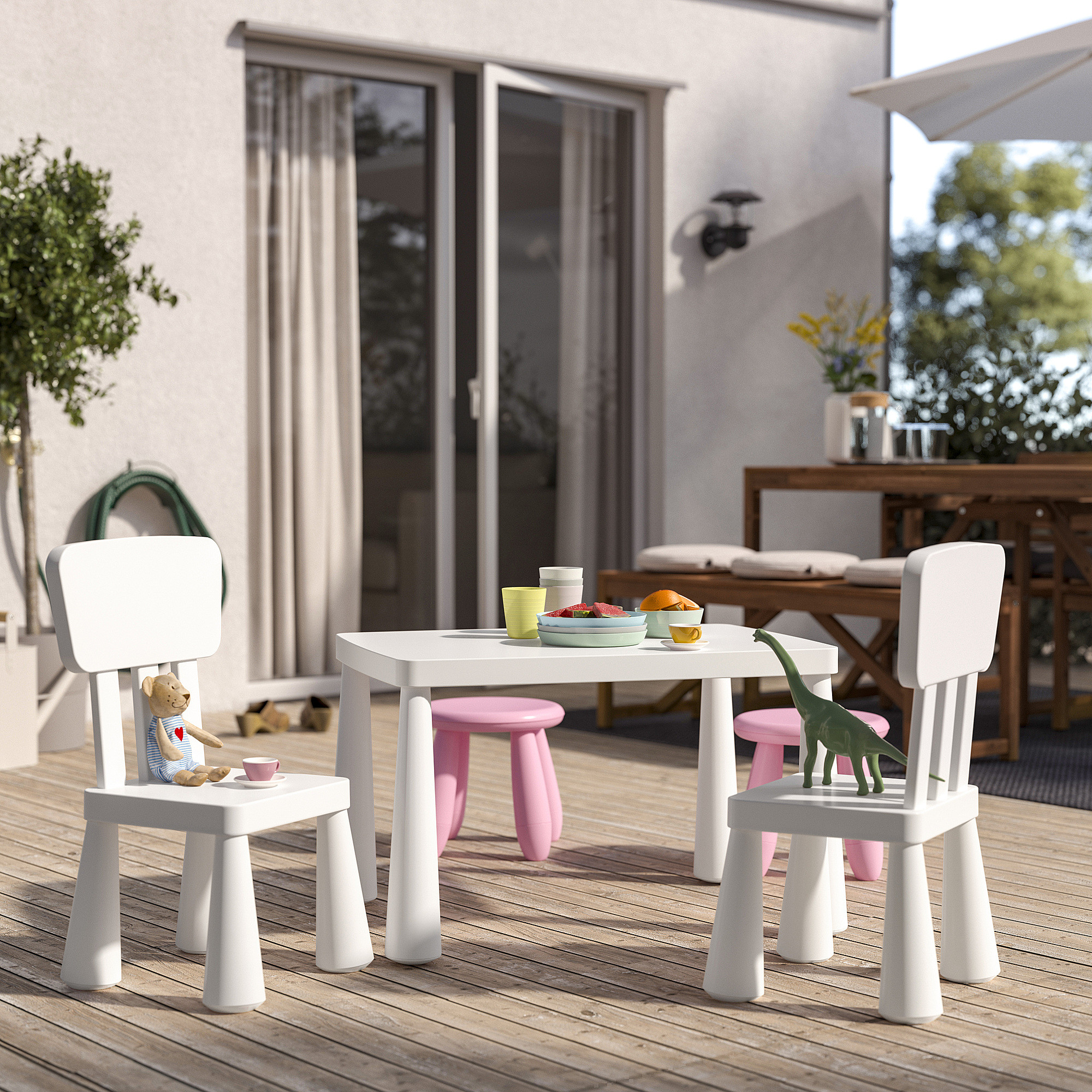 Children's table, indoor/outdoor white, 30 3/8x21 5/8 " | IKEA US