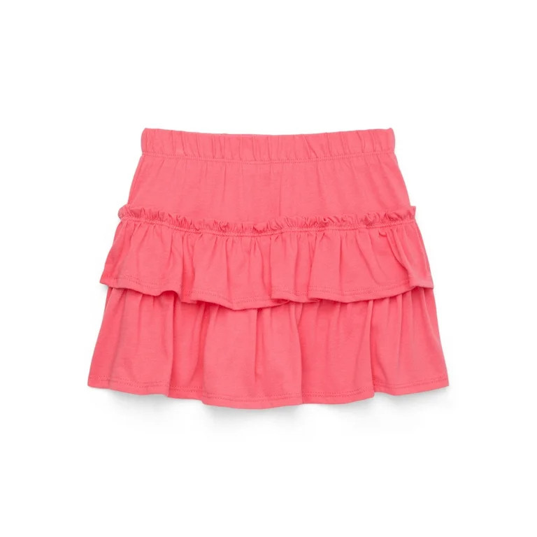 Garanimals Toddler Girl Solid Tiered Skort, Sizes 18M-5T | Walmart (US)