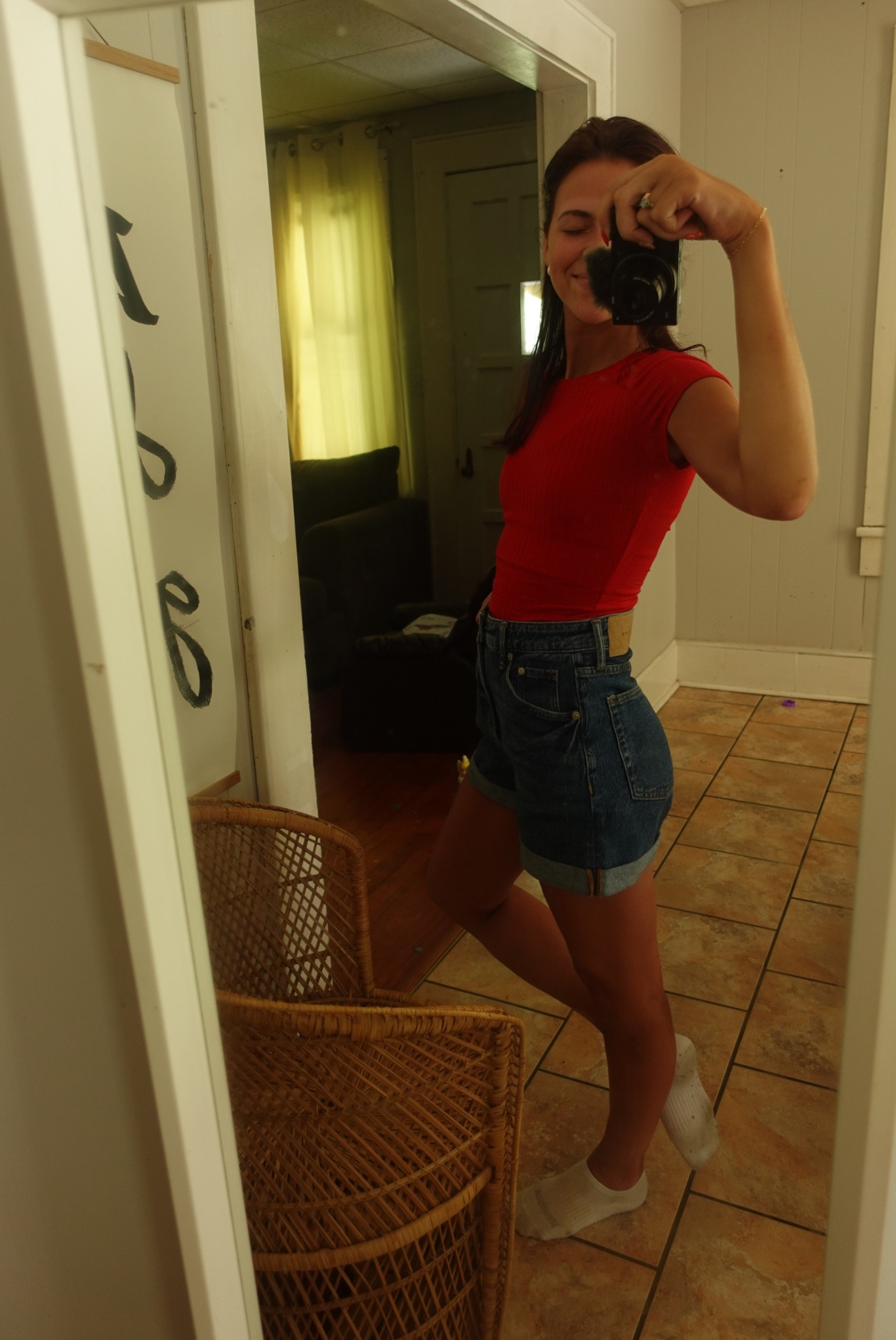 New fav shorts everrrrr and they’re even called mom shorts🤪
Bought my regular size in these! 

#denim #momshorts #hm #summerstyle 

#LTKFindsUnder50 #LTKStyleTip