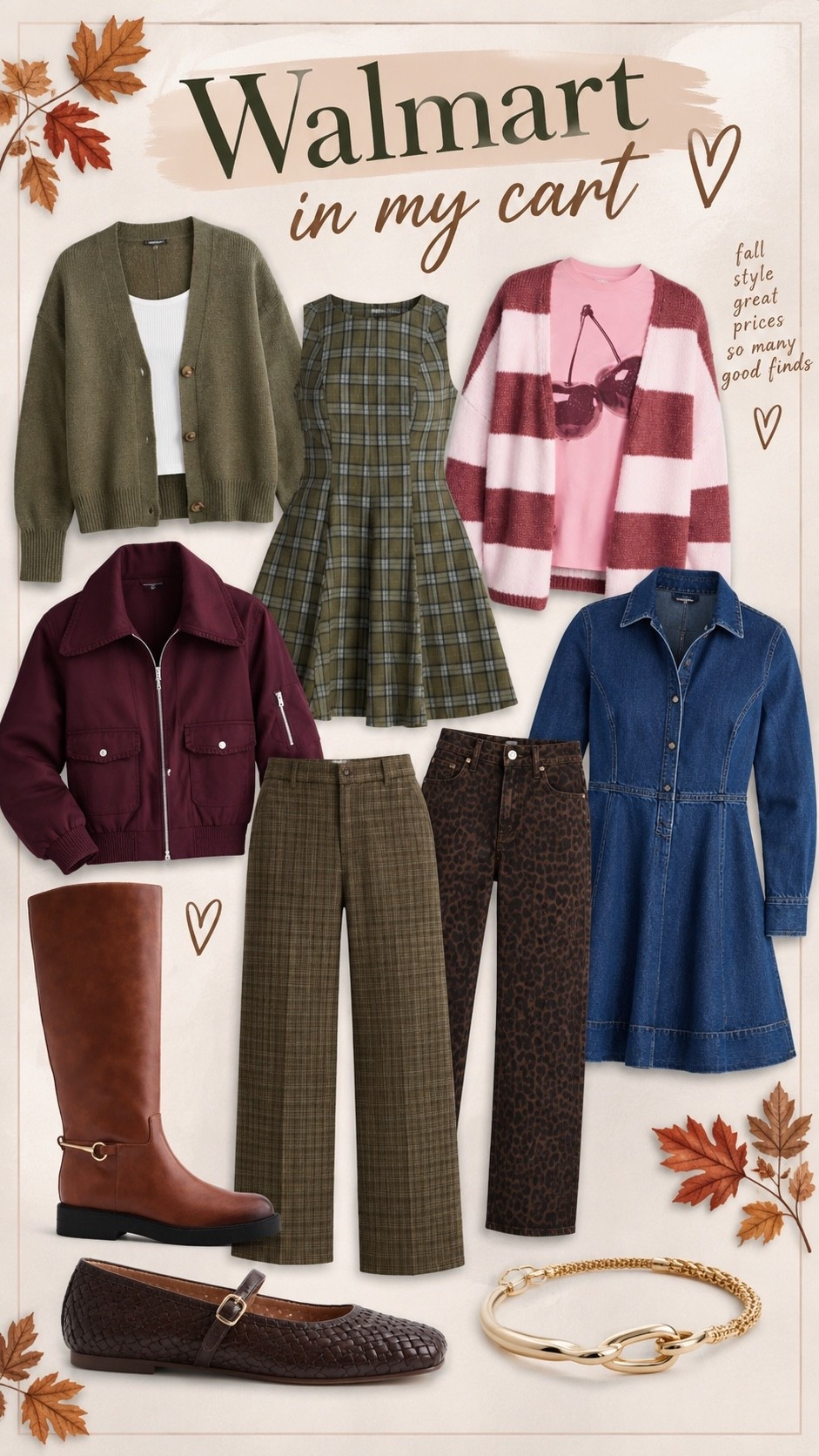 Walmart in my cart


Affordable women’s fashion. Trending women’s fall fashion for less.

#LTKootd #LTKSeasonal #LTKmomlife