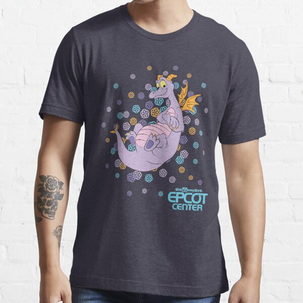 EPCOT CENTER Confetti Figment Essential T-Shirt by Figmentwdw1982 | Redbubble (US)
