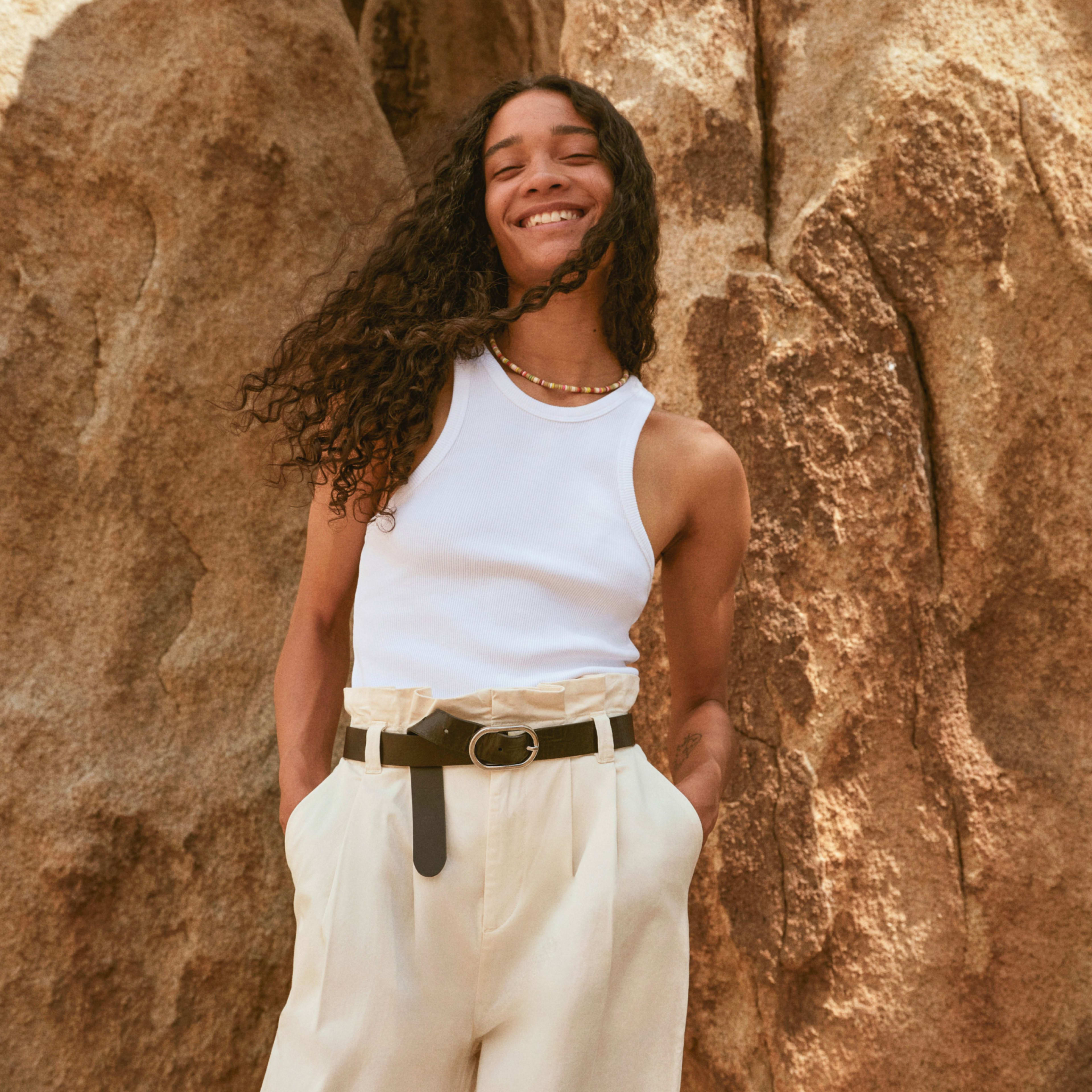 The Ribbed Cutaway Tank | Everlane