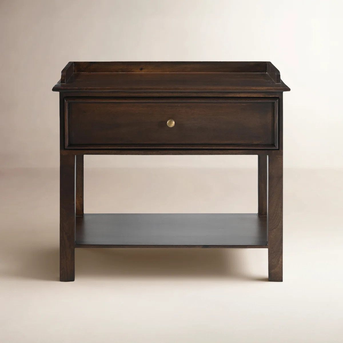 Vianna Nightstand Dark Brown | Wayfair North America
